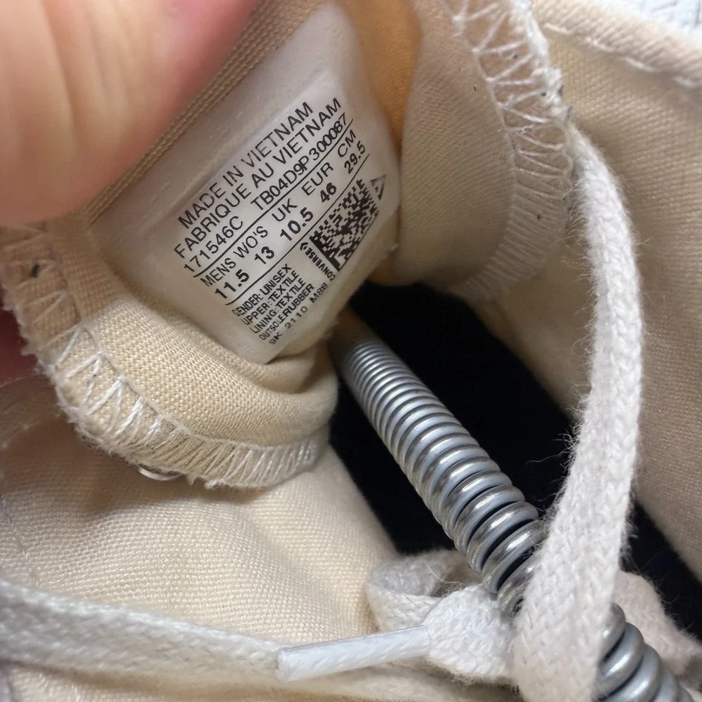 Size 11.5M/13W Converse Run Star Motion White Unisex Running‎ Shoes 171546C
